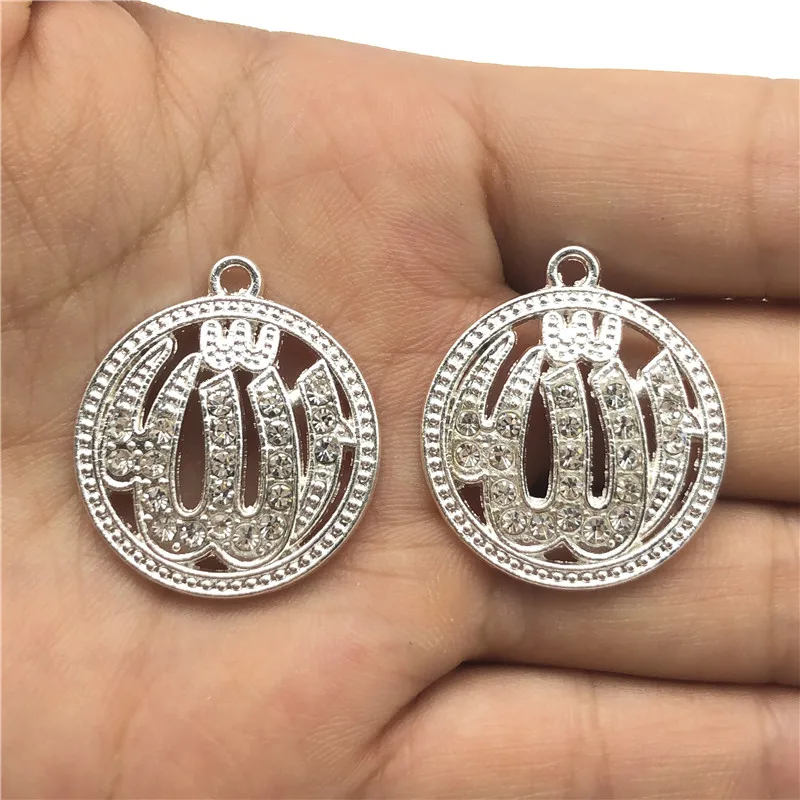 5 шт. Подвеска из металлического сплава кулон с цирконом турецкий истинный Бог