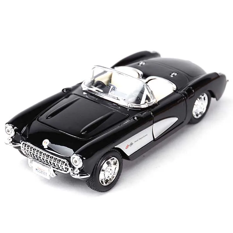 1:24 Chevrolet 1957 Классическая Автомобильная металлическая модель винтажная имитация