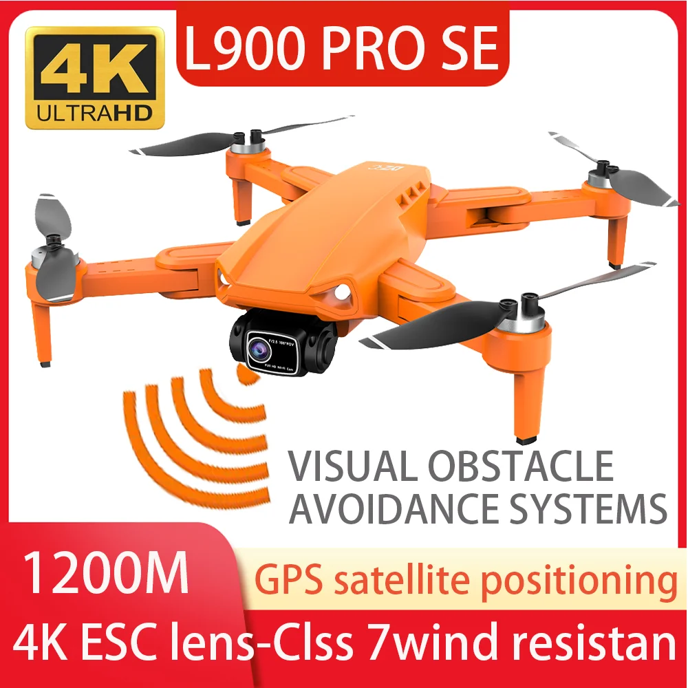 

L900 PRO SE GPS 4K HD визуальный обход препятствий FPV двойная HD камера Дроны с бесщеточным двигателем 5G WiFi Радиоуправляемый квадрокоптер VS SG108