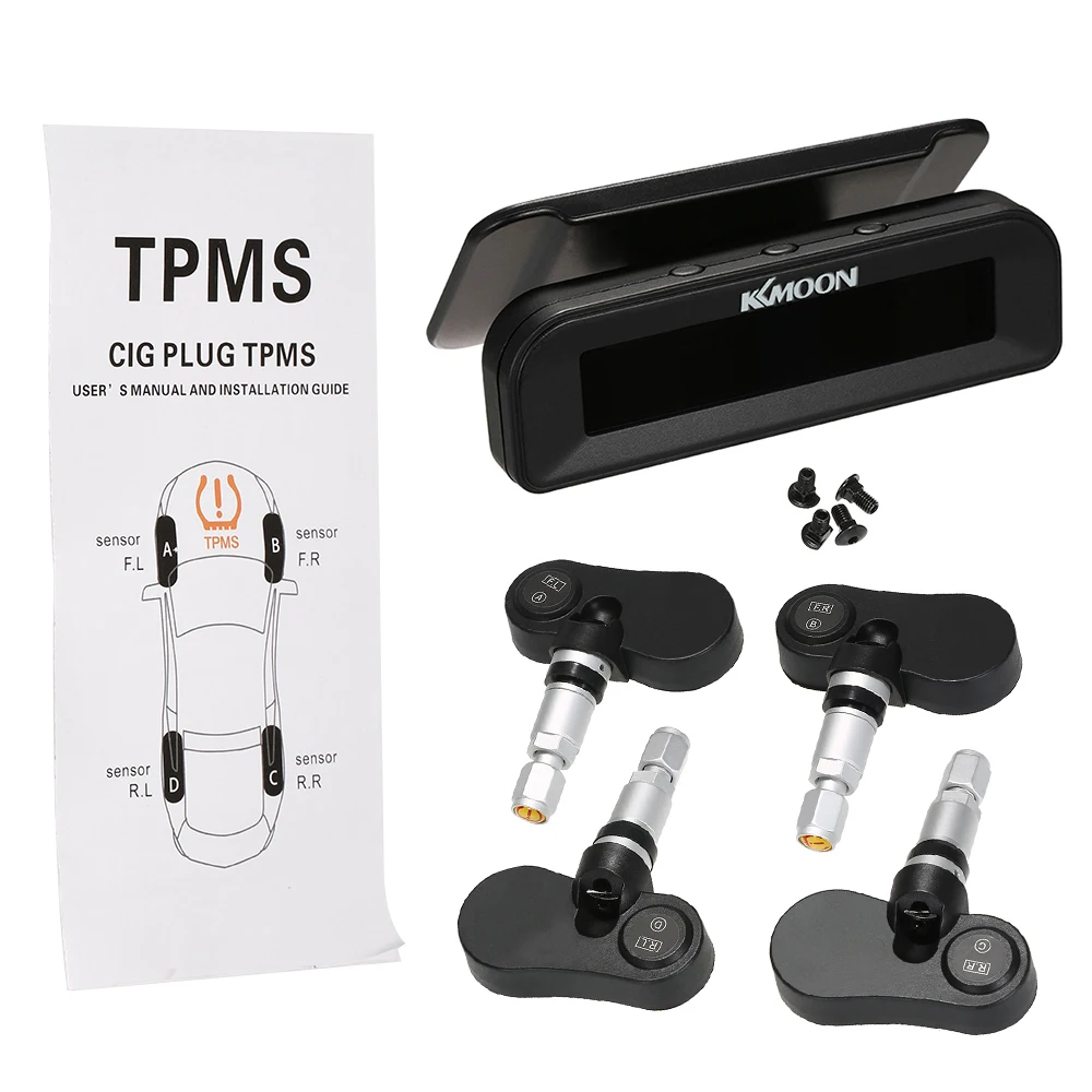 KKmoon Smart Car TPMS система контроля давления в шинах солнечная энергия цифровой ЖК