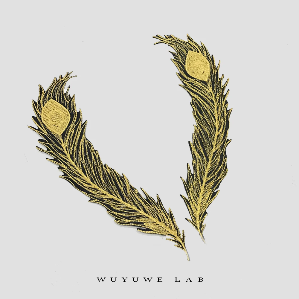 Peocoak перо вышивка утюгом патчи для шитья одежды аппликация DIY товары стикер