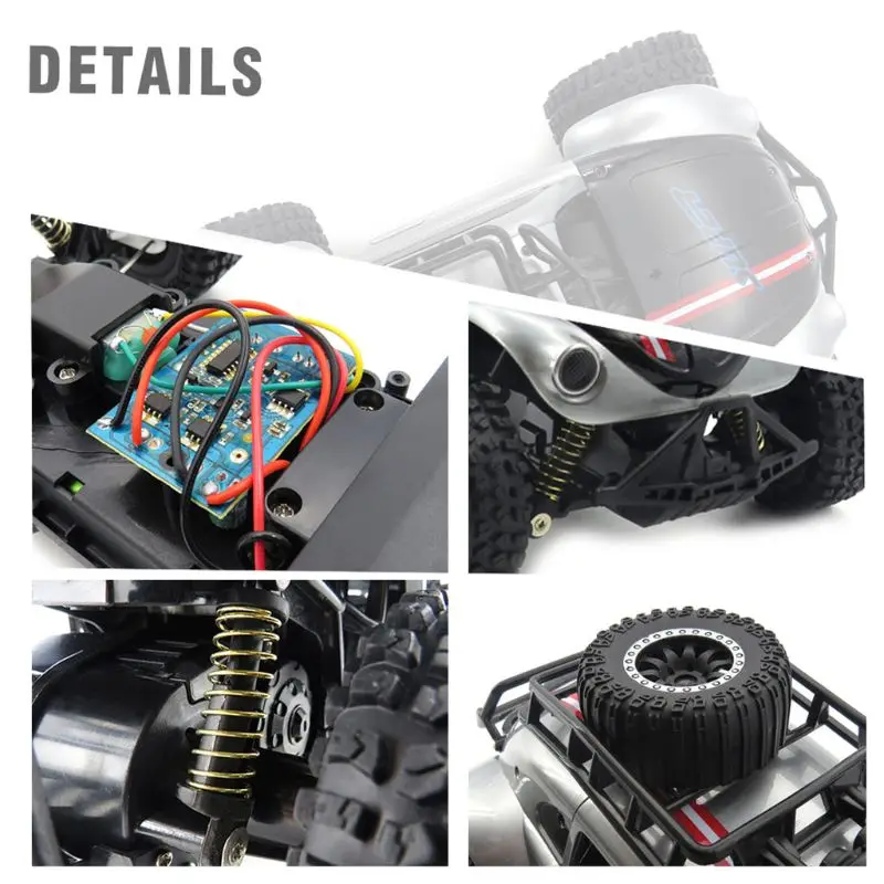 

Rock Crawler RC Buggy Cars 1:14 2.4G 2WD 25KM/h Full Scale Off-road Racing Car Kids Gifts