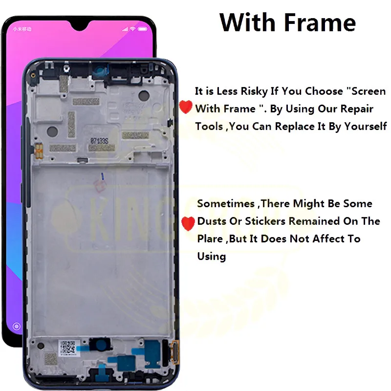 Для Xiaomi mi A3 lcd mi CC9 дисплей кодирующий преобразователь сенсорного экрана в сборе запасные части 6,0" для Xiao mi CC9e lcd