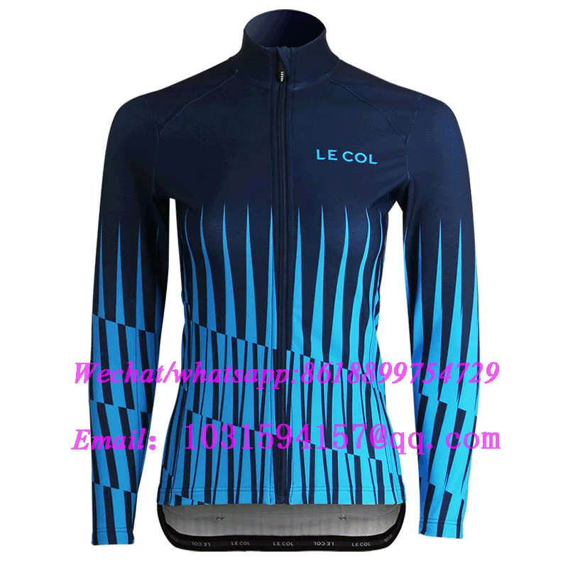jersey le col cycling jersey winter clothes women long sleeve bike maillot roupa ciclismo invierno hombre roupa ciclismo feminina mujer - Цвет: jersey