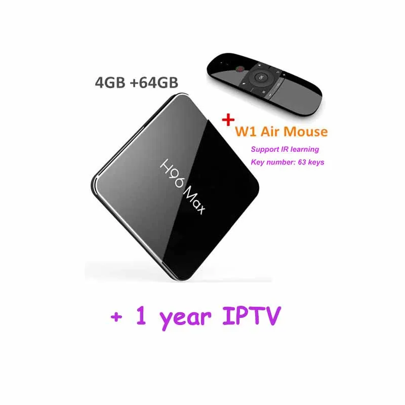 4GB64GB Air mouse H96 Max X2 Android 8,1 ТВ-бокс с 1 год Мир FHD IP ТВ подписка 10000 каналов Европа Германия, Швеция нордическая США Adultxx - Цвет: 4GB64GB Air mouse