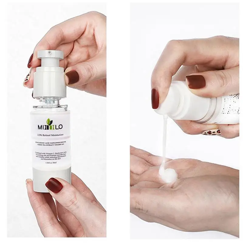 2.5% ретинол увлажнитель для лица крем витамин а с Гиалуроновая кислота зеленый