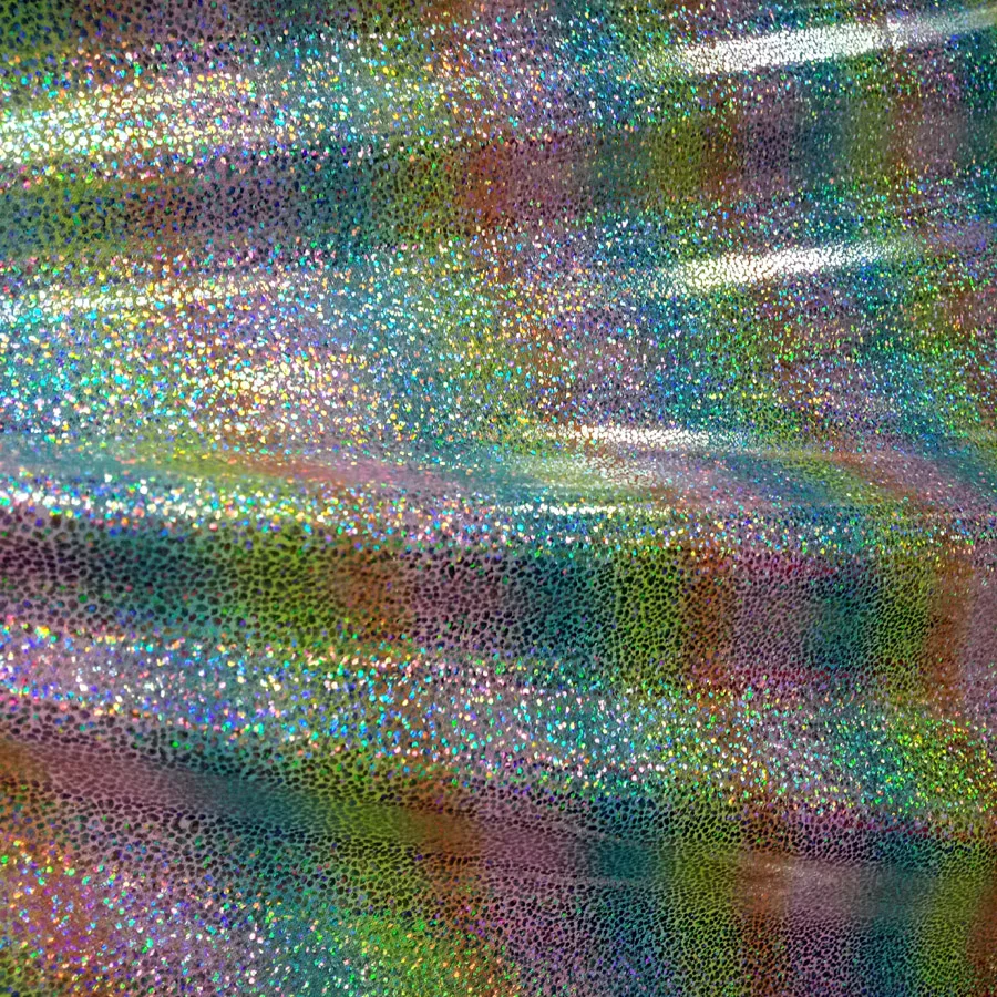 

Glossy Decoration Fabric Poly Fabric Shiny bronzing lasering party Material for DIY stage cosplay costume 1 Yard