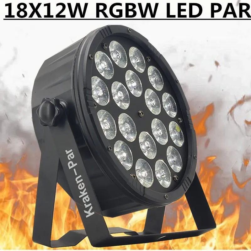 18X12W RGBW светодиодный светильник/дискотечный светильник dmx512 для мытья сцены