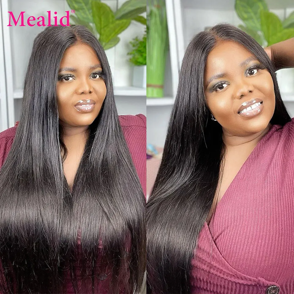 

32inch Lace Front Wig Straight Lace Front Human Hair Wigs Malaysian 34Inch Long Human Hair Wig Frontal Wig 13x4 Pre Plucked 150%