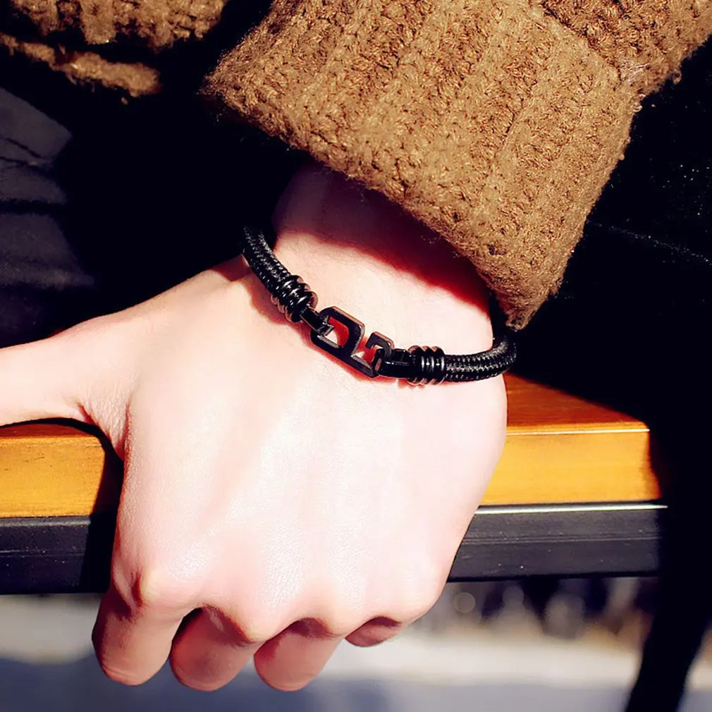 Мода Lifeline цифровой мужской и женский браслет пара простые благородные ювелирные