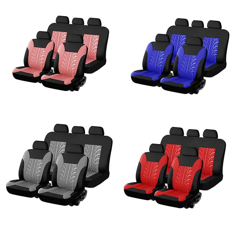 Кожаный чехол для автомобильных сидений 1 комплект 4 цвета универсальный