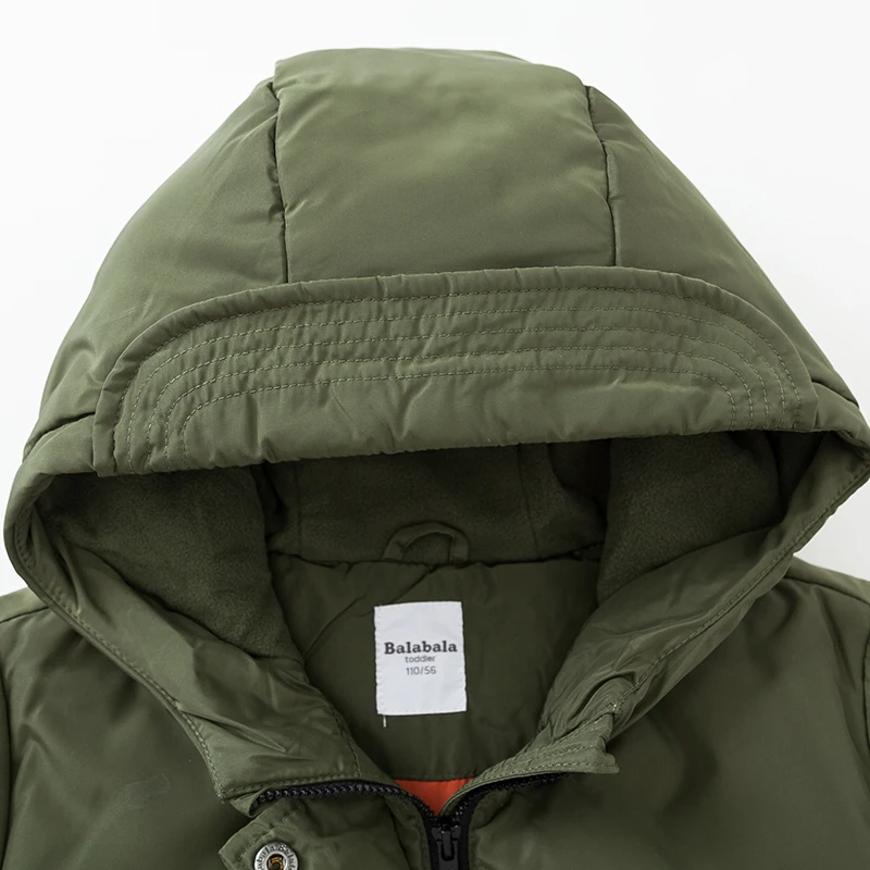 Пуховик для мальчиков детская одежда осень и зима 2019 новинка Детская плотная