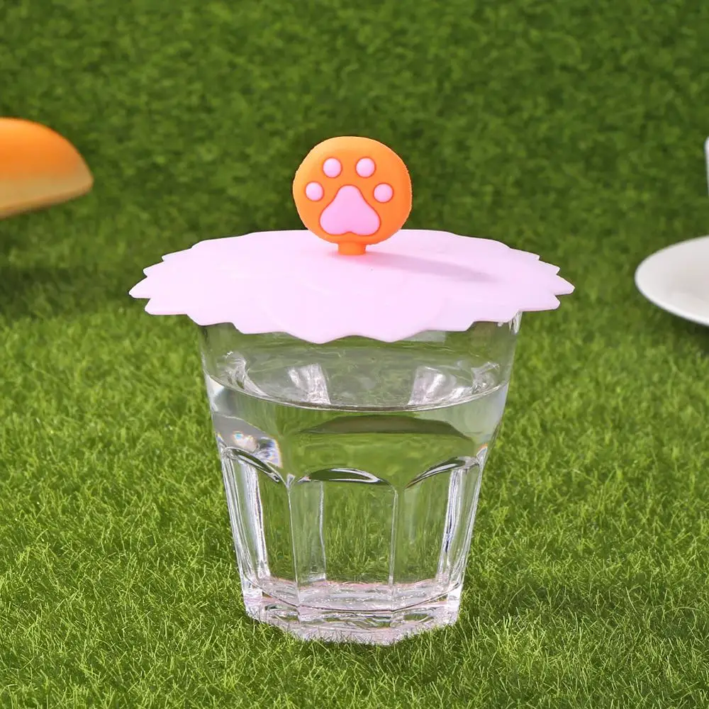 Милый Кот силиконовая крышка для стакана из Пылезащитная защита от утечек Чай