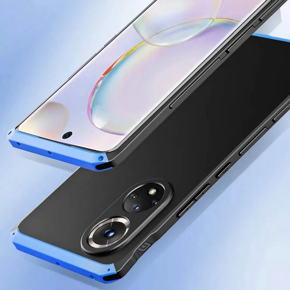 

Honor 50 Case Luxury Aluminum alloy Metal Bumper Frame Back Cover For Huawei Honor 50 60 Pro P50 P50PRO Protect Shell Nova 9 Pro