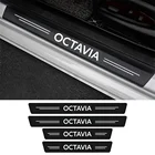 4 шт. для Skoda Octavia 1 2 3 4 MK1 MK2 MK3 MK4 A8 5E Rs Vrs Facelift 2021 - 1998 автомобильные дверные пороги аксессуары