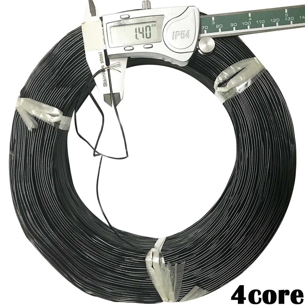 4core Air conditioning Wire Enamel Insulated Line Glass Fiber Headphone Out Diameter 1.4mm PVC Refrigerator Cable Diy | Обустройство