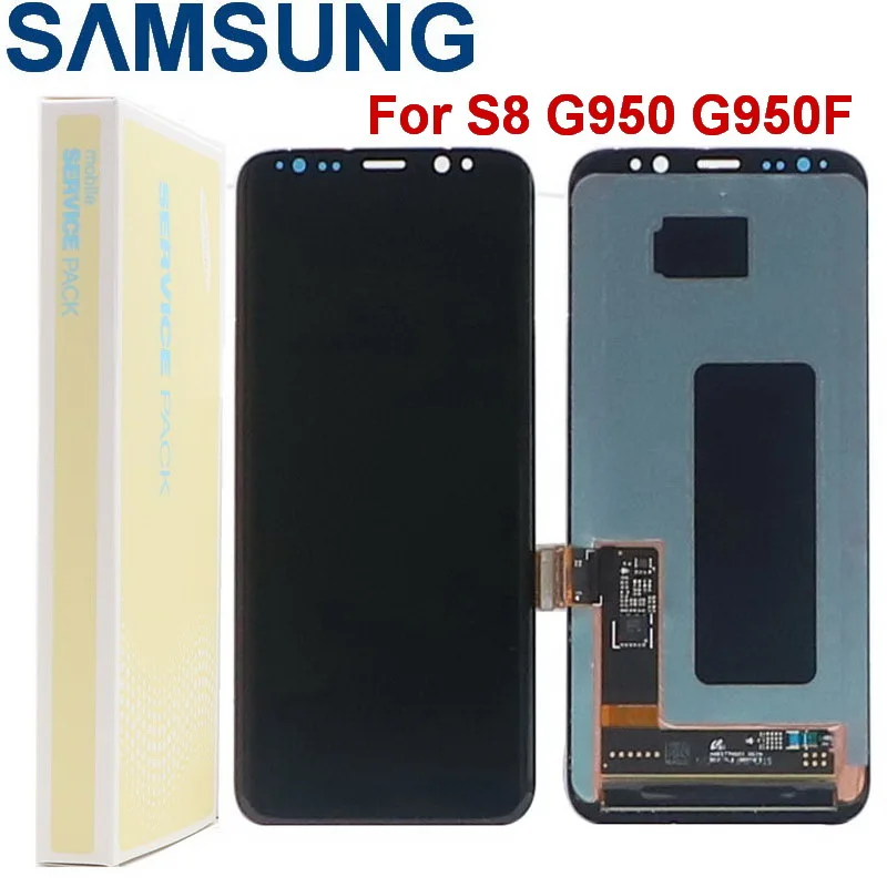 Оригинальный ЖК дисплей для Samsung Galaxy S8 G950 G950F SM G950F/DS G950fg с дефектом сенсорный экран