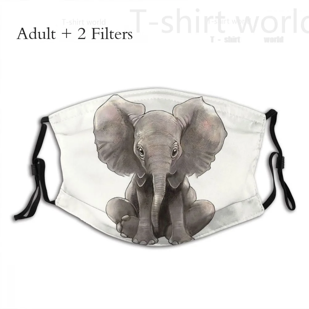 

Lovely Animal Cloth Dust-proof Mask Baby Boo Face Mouth Cover With Filters
