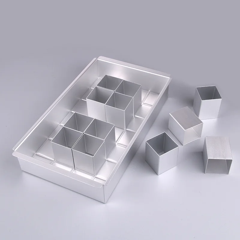 

Square Cookie Cutters Cooking Tool Fondant Gum Paste Mold Cake Decorating Clay Alloy Sugar Candy DIY Kitchen Tool
