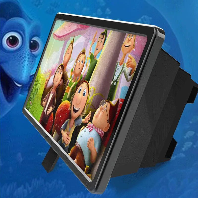 3D увеличитель HD-анти-радиационная защита глаз мобильный видео-усилитель 3D мобильный экран лупа со складным кронштейном