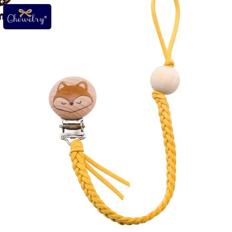 Vintage Crochet Pacifier Chain Cotton Rope Woven Chain Without Nipple Clips Toy For Children Teether Dummy Holder Let'S Make