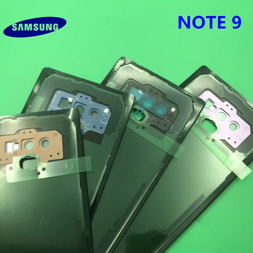 Замена NOTE9 задняя панель Батарея стекло задняя дверь крышка с задней камерой Стекло samsung Galaxy NOTE 9 N960 N960F