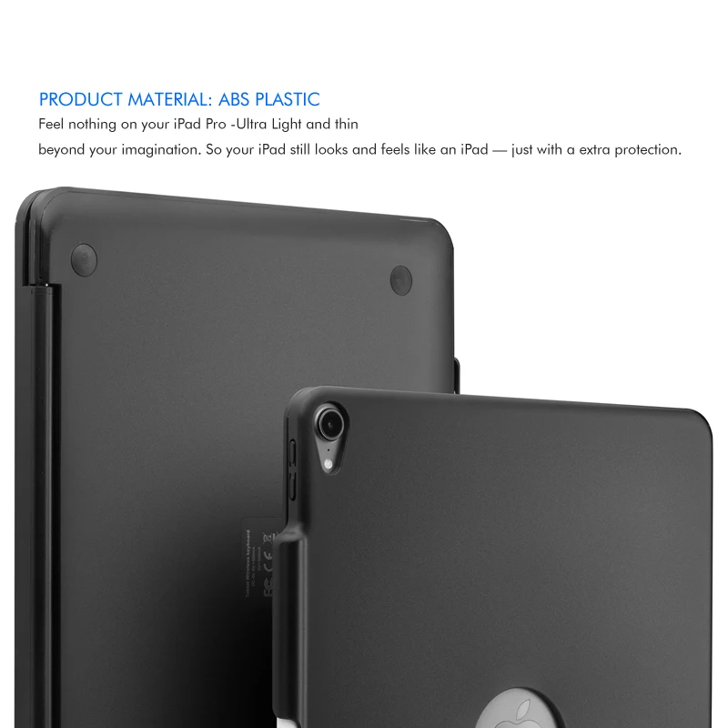 Bluetooth чехол с клавиатурой для iPad pro 12 9 дюйма 2020 и 2018 выпуска 7 цветов беспроводная