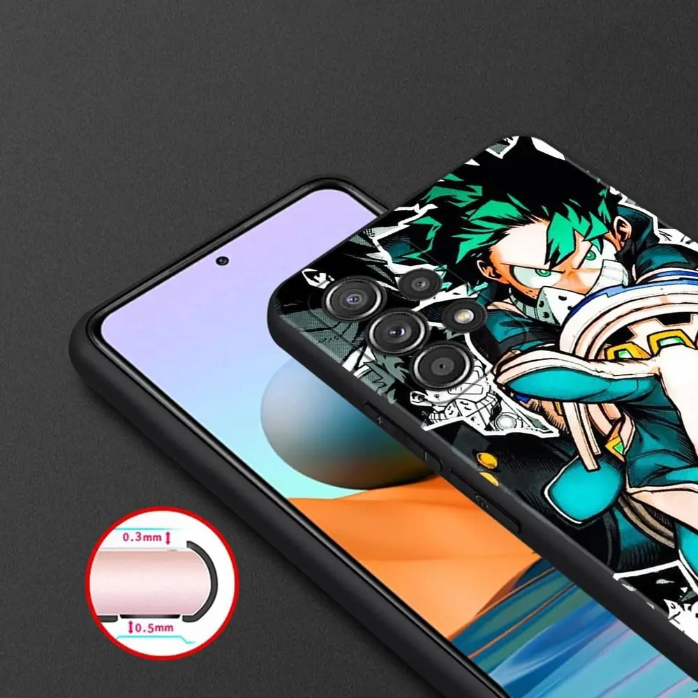 Boku No Hero Академия Izuku Midoriya чехол для Samsung Galaxy A51 A12 A52 A21s A71 A32 A31 A02s A72 A11 A41 A22 A42 A02 F42 |