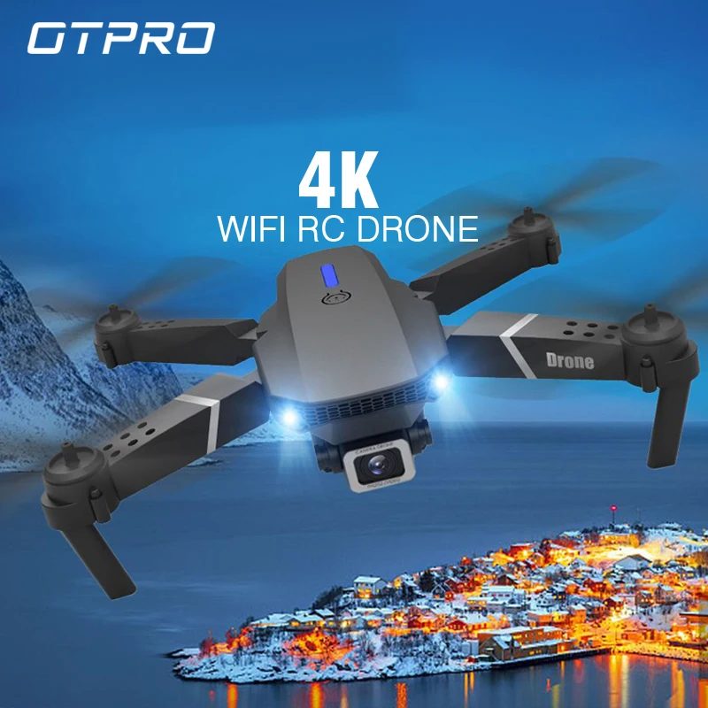 Мини Дрон OTPRO PRO 15 с HD камерой и высоким режимом удержания RC Quadcopter RTF WiFi FPVQuadcopter Follow - Фото №1