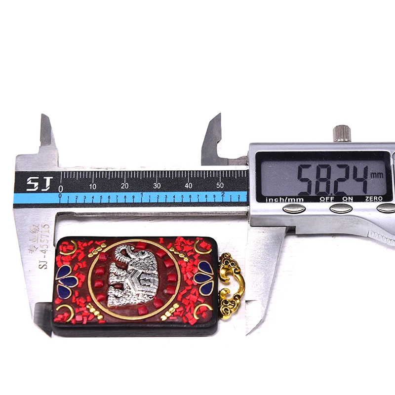 Инкрустация индийский слон Бог Подвеска Медь бусины для изготовления ювелирных