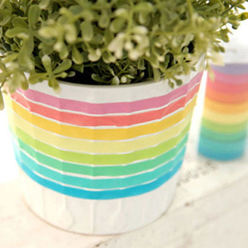 10 рулонов/комплект бумажная клейкая лента | Обустройство дома