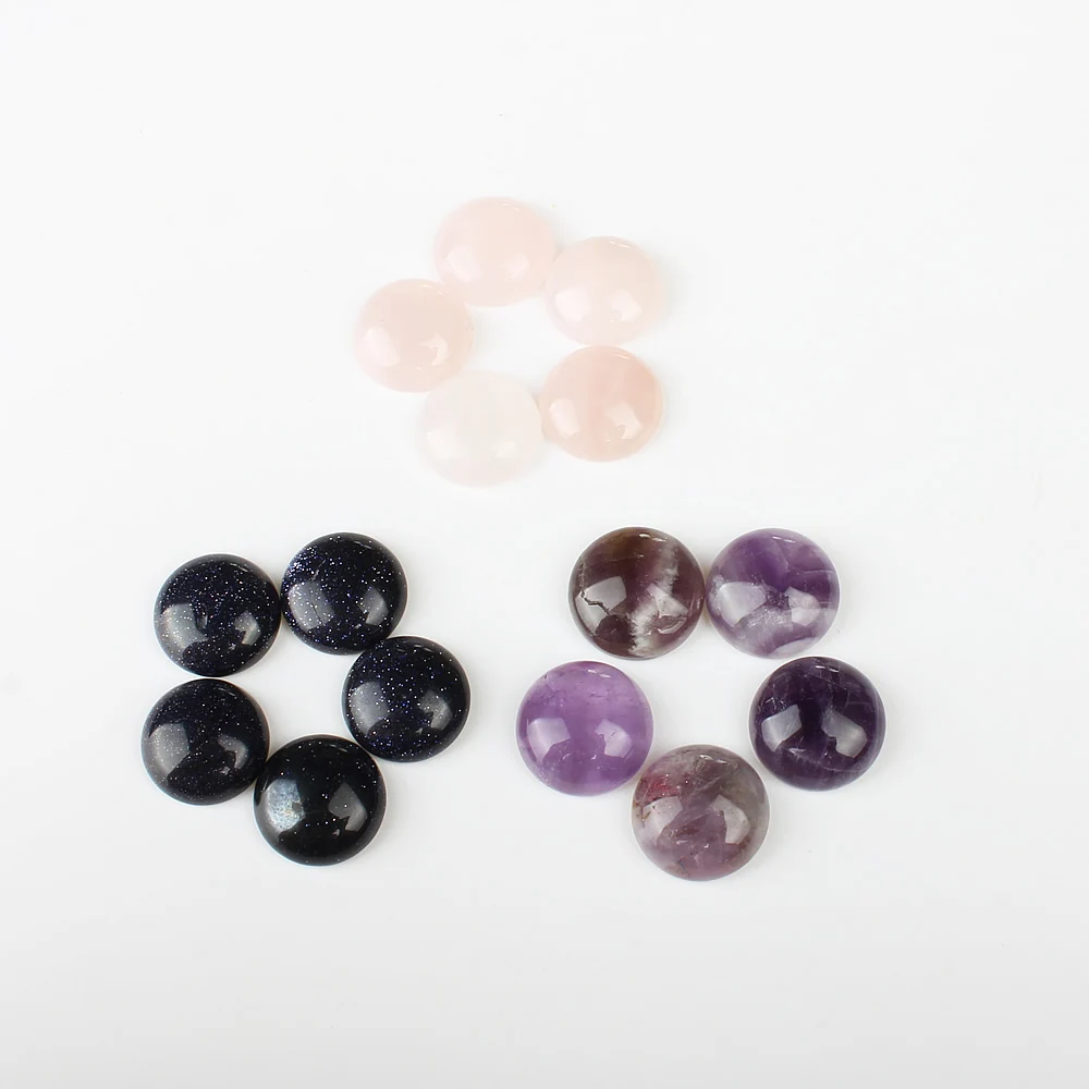5 шт./пакет из натурального камня 15*6 мм Синий Песок Аметист розового цвета с