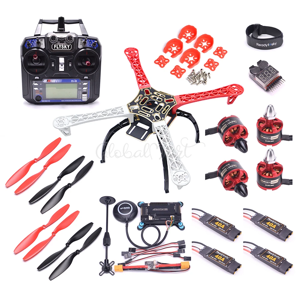 F450 450 мм PCB Quadcopter Frame Kit w/APM2.8 плата контроллера полета M8N 8N gps 40A 2-4S ESC 2212 920KV двигатель/Flysky i6 fs-i6