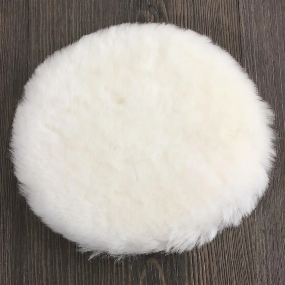 

Soft wool polishing pad, soft wool velcro for car furniture cleaning, details can also be cleaned, 3/4/5/6/7 inch