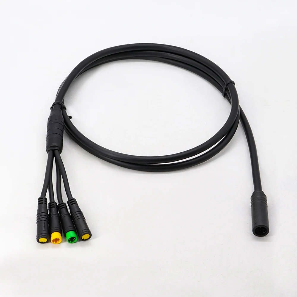 

1T4 Ebike Motor Cable for Bafang Middle Motor BBS01 BBS02 BBSHD with Display Brake Lever and Throttle Connector for 8fun Motor
