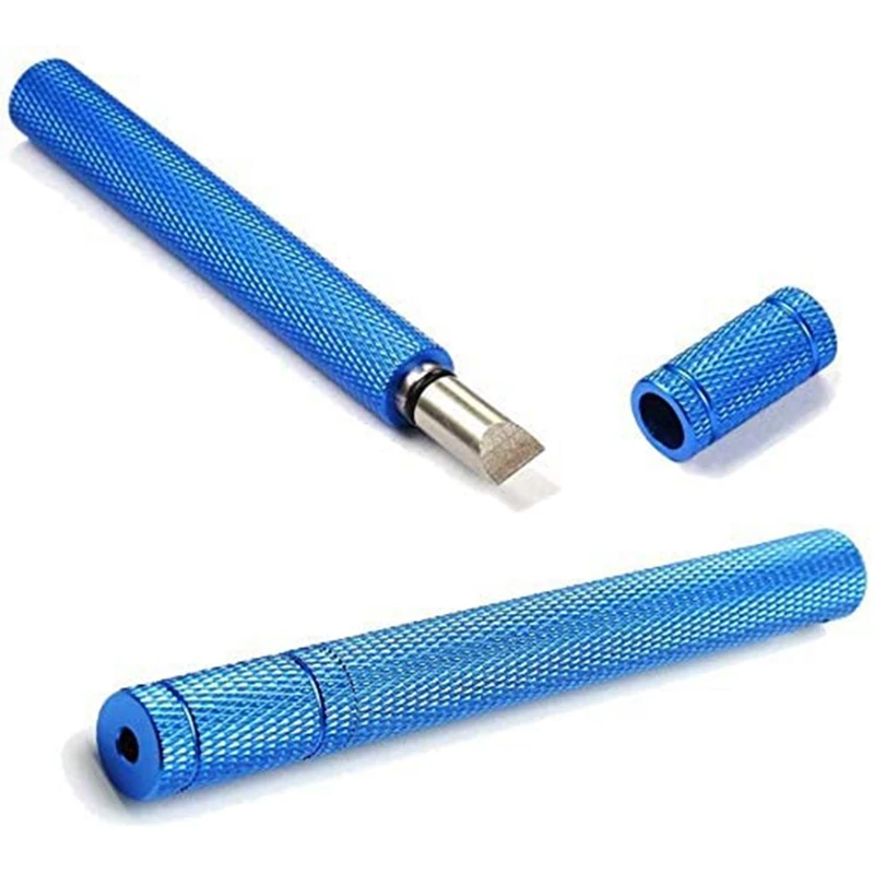 

2 PCs Golf Club Groove Sharpener Re-Grooving Tool and Cleaner for Wedges & Irons- Suitable for U & V-Grooves