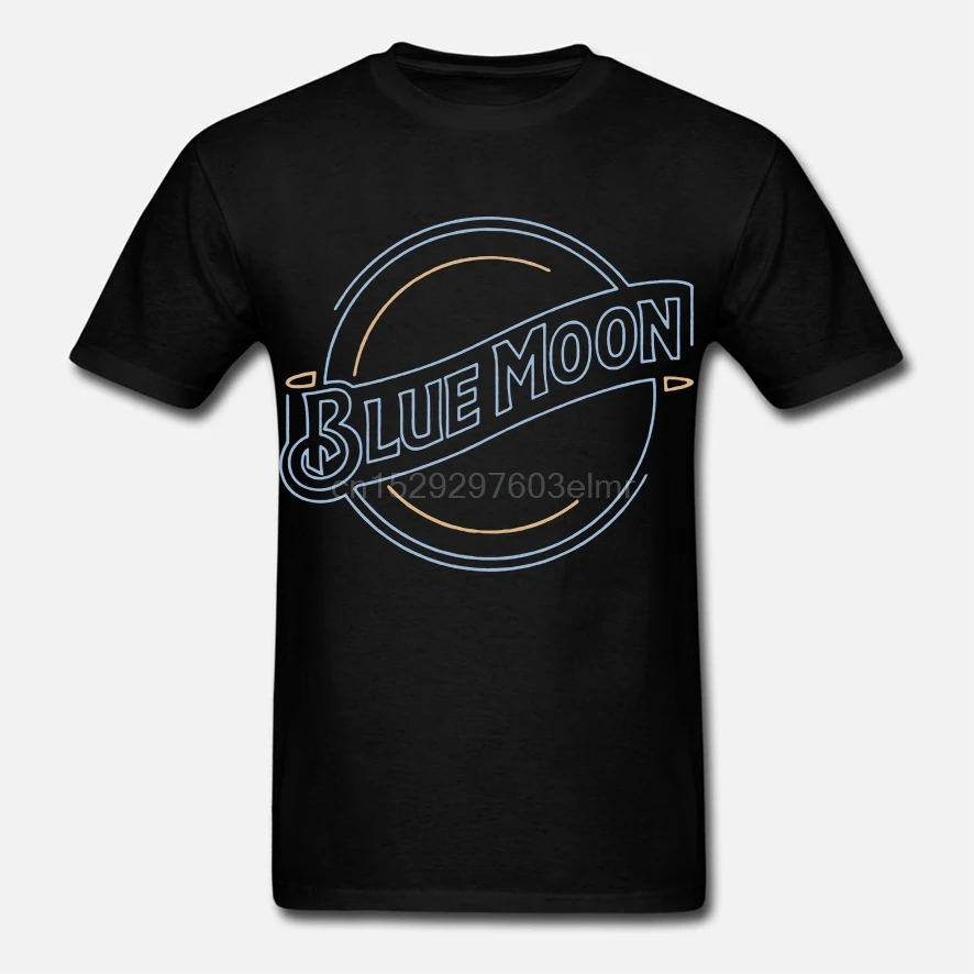Мужская футболка Jem с рисунком голубой луны|Мужские футболки| |