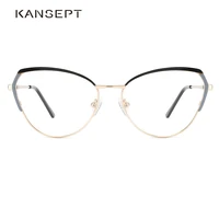 kansept women optical glasses frame vintage cat eye prescription eyeglasses women myopia spectacle eyewear 2021 new fashion