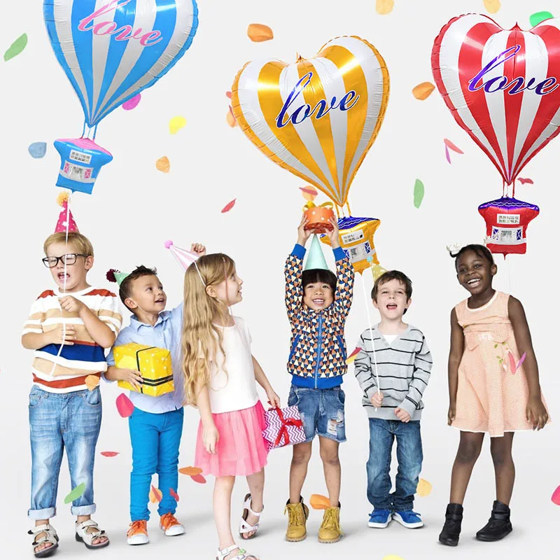 Воздушные шары в виде сердца гелиевые 1 шт. воздушный шарик из алюминиевой фольги