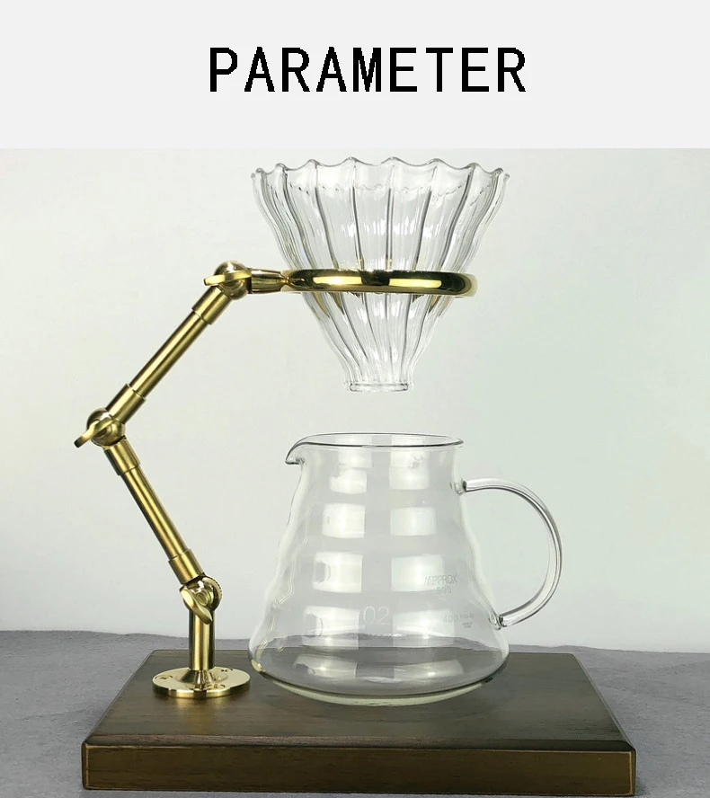 Подставка для фильтров кофе ручной работы регулируемый держатель капельницы из