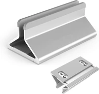 vertical laptop stand aluminum laptop holder desktop stand width adjustable dock compatible for macbooklenovodell laptops