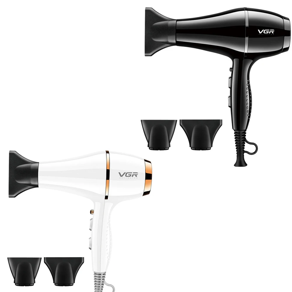 VGR профессиональный фен для волос с отрицательными ионами и диффузором 2200 Вт