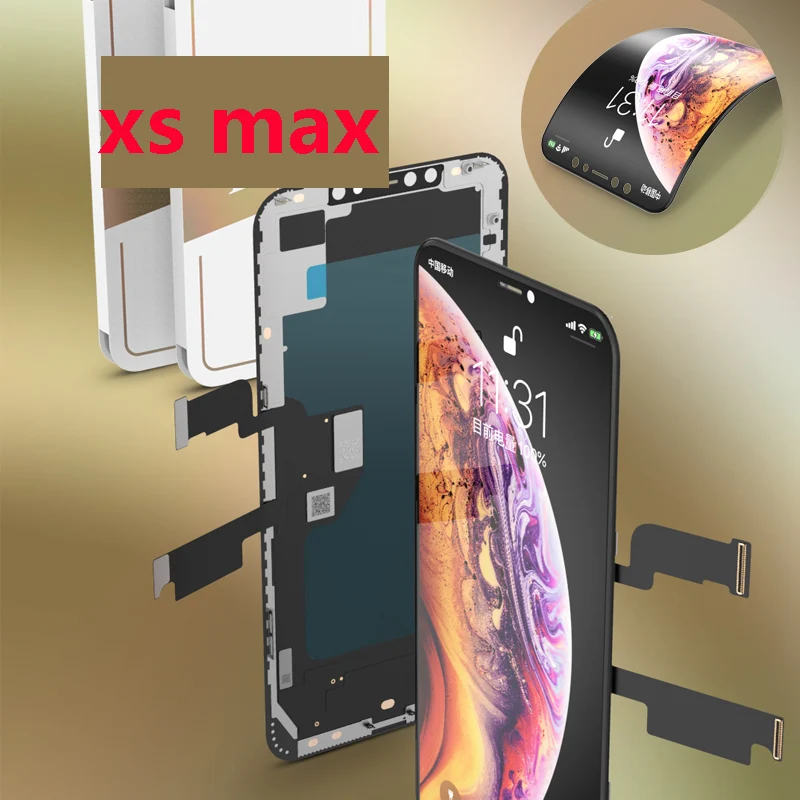 Сменный ЖК дисплей GX No Pixel A ++ для iPhone 11 pro max OLED с 3D сенсорным дигитайзером экран X XR