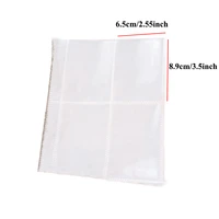 10 inner pages for photo album 35 inches transparent sequins photocard holder inner pages albums sleeves storage name card book