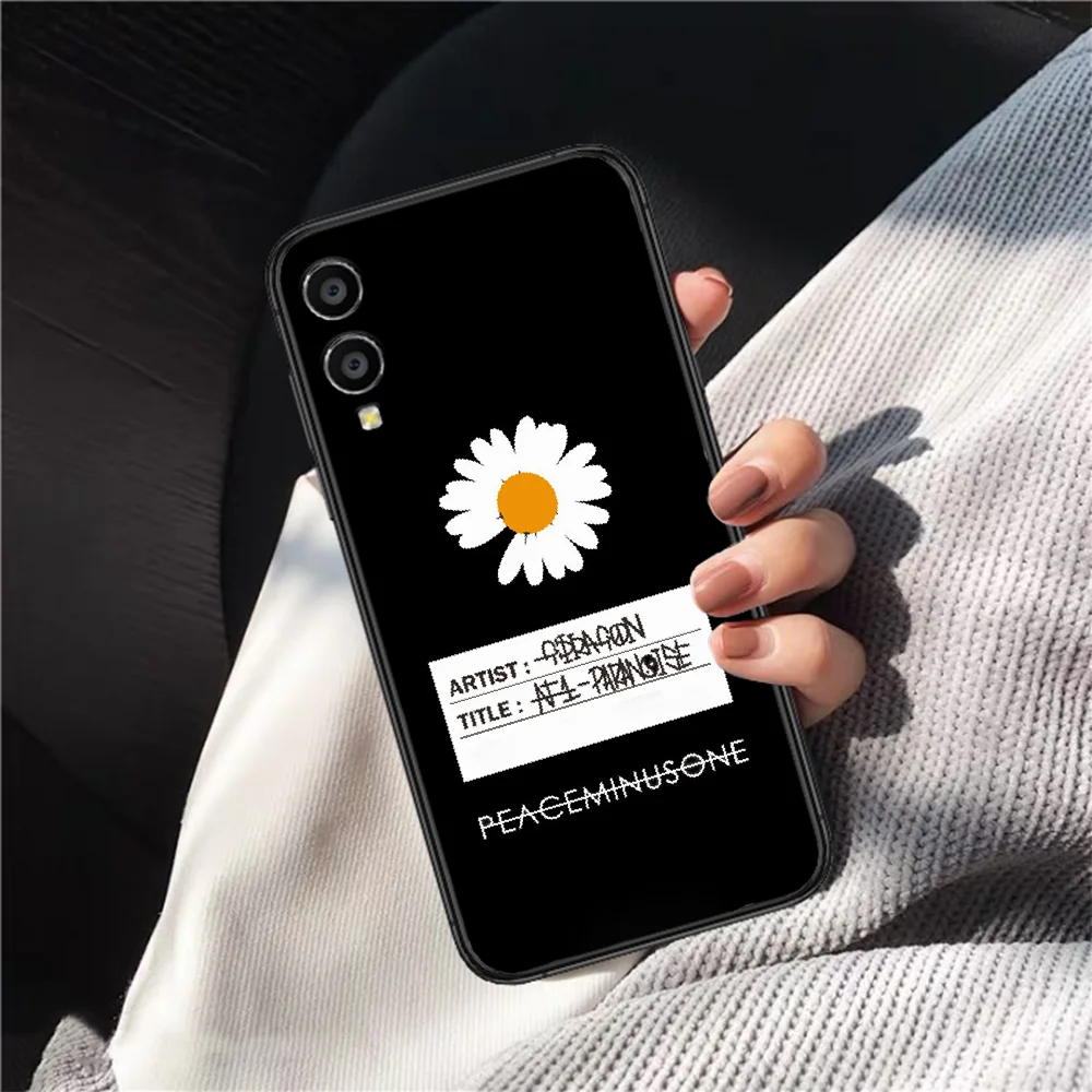 

G Dragon Peaceminusone Flower Phone Case For HUAWEI Honor 6 7 8 A S 9 X Mate 10 20 30 i Lite Pro Y7 2019 black Etui Soft