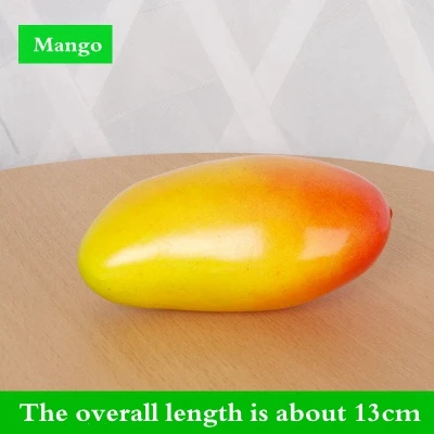Mango Искусственный фруктовый Овощной Детский развивающий магазин дисплей реквизит цветок модель украшения фотография ферма украшения реквизит - Цвет: Mango