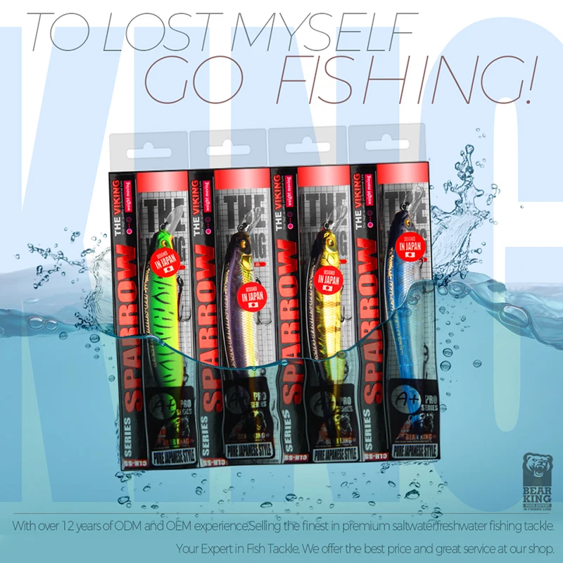 2020 BEARKING Лучшая цена 4 шт каждый набор разных цветов minnow crank magnet system hot model bait|Наживки