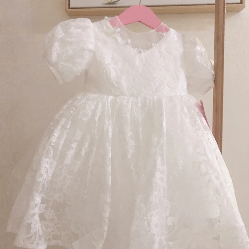 Детские платья для девочек одежда крещения платье вечевечерние НКИ на 1 год и