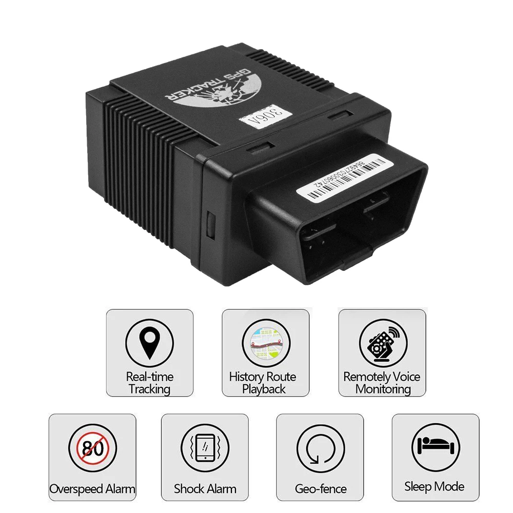 GPS трекер 3G OBDII для транспортного средства локатор отслеживания в реальном