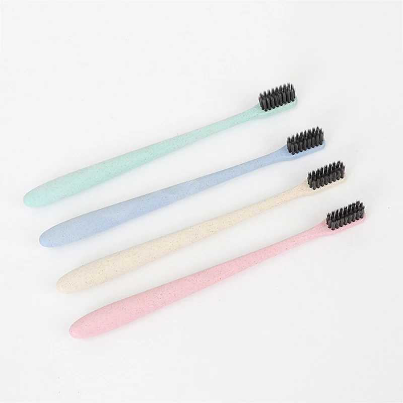 10 шт./упак. бамбук Зубная щётка щетка с напылением из бамбукового угля зубов